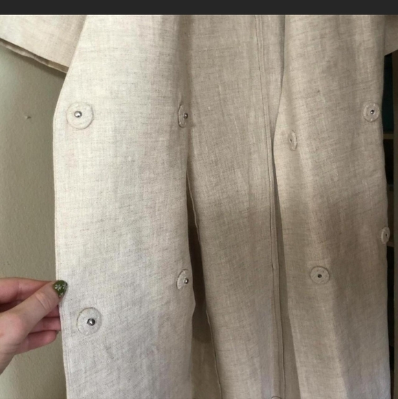 & Other Stories | Belted Linen Dress - Picture 6 of 9